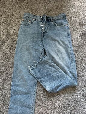 Women’s Light Blue Denim Jeans - Classic Straight Fit